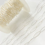Load image into Gallery viewer, 700TWSS. Sterling Silver Twisted Oval Link Cable Chain