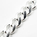 Load image into Gallery viewer, Sterling Silver Flat Curb Chain