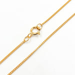 Load image into Gallery viewer, 14k Gold Filled Curb Finished Necklace