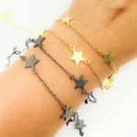 Load image into Gallery viewer, Star Shape Connected Wire Chain.
