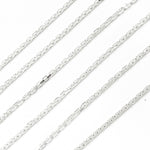 Load image into Gallery viewer, Sterling Silver Diamond Cut Cable Chain
