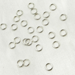 Load image into Gallery viewer, MFT080DE5SS. 6MM 20Gauge White Sterling Silver Open Jump Ring