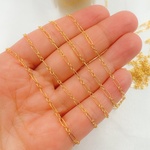 Load image into Gallery viewer, 14k Gold Filled Oval & 3 Round Link Chain.