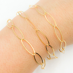 Load image into Gallery viewer, 14k Gold Filled Flat Oval Link Chain