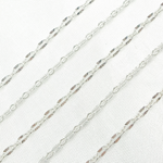 Load image into Gallery viewer, 925 Sterling Silver Oval Diamond Cut Link Chain