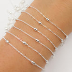 Load image into Gallery viewer, 925 Sterling Silver Satellite Chain