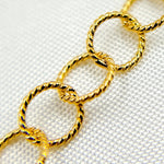 Load image into Gallery viewer, 14K Gold-Filled Twisted Round Link Chain
