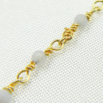 Load image into Gallery viewer, Blue Opal Wire Wrap Chain