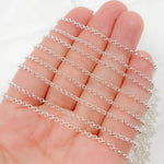 Load image into Gallery viewer, Sterling Silver Rolo Link Chain