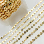 Load image into Gallery viewer, 14K Gold Filled Textured Disc Chain