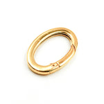 Load image into Gallery viewer, 23MM Gold-plated Sterling Silver Round Clasp