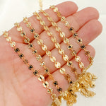 Load image into Gallery viewer, 14k Gold Filled Hammered Disc Chain