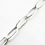 Load image into Gallery viewer, Sterling Silver Smooth Paperclip Necklace