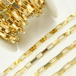 Load image into Gallery viewer, Gold Plated 925 Sterling Silver Flat Box Chain