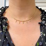 Load image into Gallery viewer, 275/390. 14K Solid Gold Fancy Choker Necklace