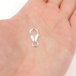 Load image into Gallery viewer, 14.6MM White Sterling Silver Trigger Clasp