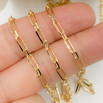 Load image into Gallery viewer, Gold Plated 925 Sterling Silver Short & Long Oval Link Chain.