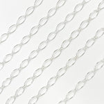 Load image into Gallery viewer, Sterling Silver Oval & Round Link Chain
