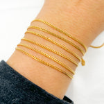 Load image into Gallery viewer, 14K Gold-Filled Flat Curb Chain