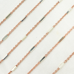 Load image into Gallery viewer, Rose Gold Plated Sterling Silver Satellite Tube Chain