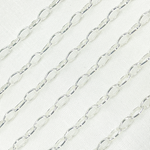 Load image into Gallery viewer, Sterling Silver Smooth Oval Link Chain
