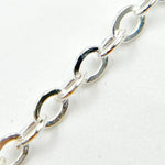 Load image into Gallery viewer, Sterling Silver Flat Cable Chain