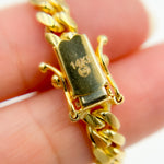 Load image into Gallery viewer, 150R04GGA3BOXBracelet. 14K Solid Yellow Gold Flat Curb Link Bracelet