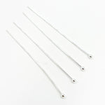 Load image into Gallery viewer, Gauge White Sterling Silver Ball 1 Inch Headpin