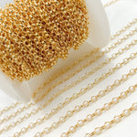 Load image into Gallery viewer, 14K Gold Filled Oval Rolo Chain