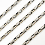 Load image into Gallery viewer, Oxidized Sterling Silver Smooth Oval Chain