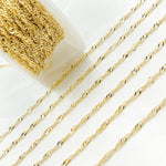 Load image into Gallery viewer, 14K Solid Yellow Gold Wheat Chain