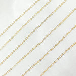 Load image into Gallery viewer, 14k Gold Filled Flat Cable Chain