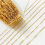 Load image into Gallery viewer, 14K Gold-Filled Smooth Curb Chain