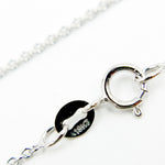 Load image into Gallery viewer, 030RFLGWG18K. 18K Solid White Gold Cable Link Chain