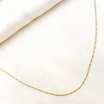 Load image into Gallery viewer, 14K Solid Gold Yellow and White Gold Diamond Cut Bars Chain