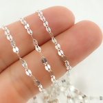 Load image into Gallery viewer, Sterling Silver Flat Marina Link Chain
