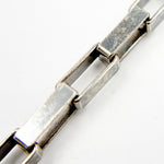 Load image into Gallery viewer, Oxidized Sterling Silver Box Link Chain