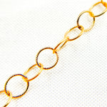 Load image into Gallery viewer, 14K Gold Filled Twisted Round Link Chain