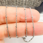 Load image into Gallery viewer, Oxidized Sterling Silver Satellite Chain