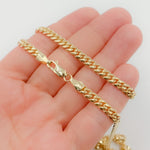 Load image into Gallery viewer, 14K Solid Gold Curb Chain
