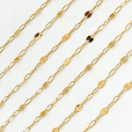 Load image into Gallery viewer, 14k Gold Filled Marina and Cable Link Chain