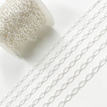 Load image into Gallery viewer, Sterling Silver Twisted Oval & Round Link Chain