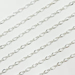Load image into Gallery viewer, 274SS. Sterling Silver Oval and Infinity Link Chain
