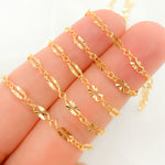 Load image into Gallery viewer, 14K Gold Filled Diamond Cut Marina Link Chain