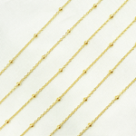 Load image into Gallery viewer, 14k Solid Yellow Gold Satellite Bead Chain