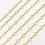 Load image into Gallery viewer, Gold Filled Clover Link Chain