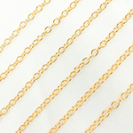 Load image into Gallery viewer, 14K Gold Filled Cable Round Link Chain