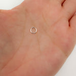 Load image into Gallery viewer, White Sterling Silver Close Jump Ring