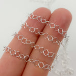 Load image into Gallery viewer, Sterling Silver Clover Link Chain