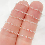 Load image into Gallery viewer, Sterling Silver Cable Link Chain